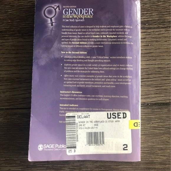 Gender in the workplace 2nd edition Books - Picture 4 of 4